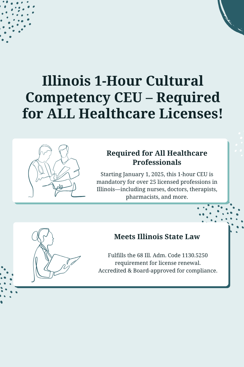 Cultural Competency CE Course for Healthcare Professionals Serving Diverse Populations