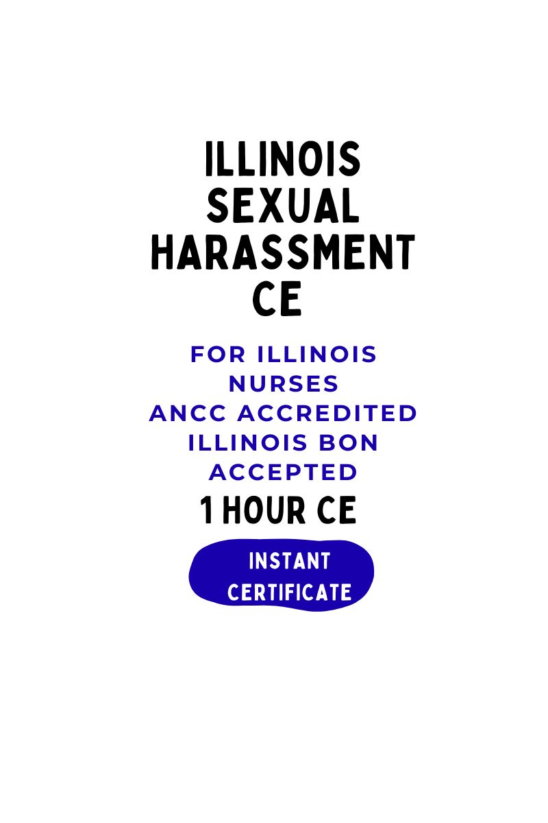 Sexual Harassment Prevention Continuing Education for Healthcare Professionals