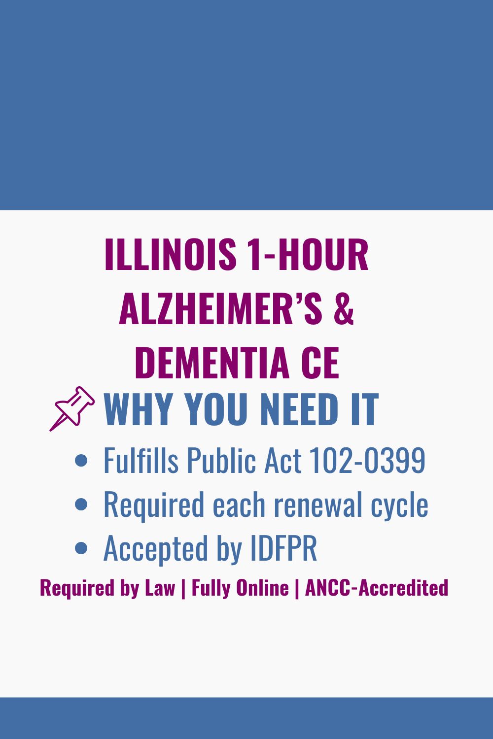 Alzheimer’s Disease and Dementia Care Continuing Education for Healthcare Professionals